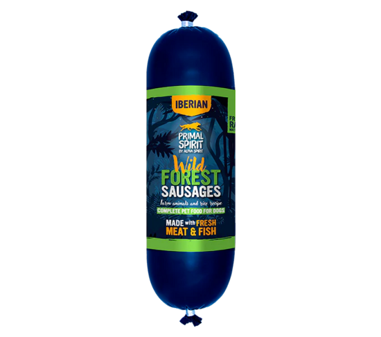 Tītara un cūkgaļas desa suņiem Wild Forest saussage 1kg